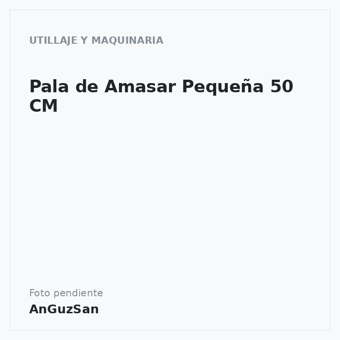 Pala de Amasar Pequeña 50  CM