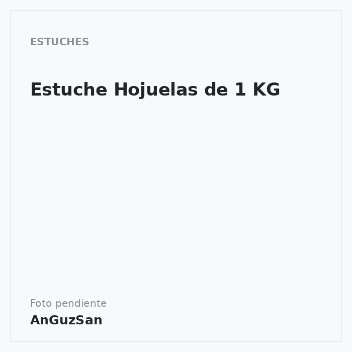 Estuche Hojuelas de 1 KG