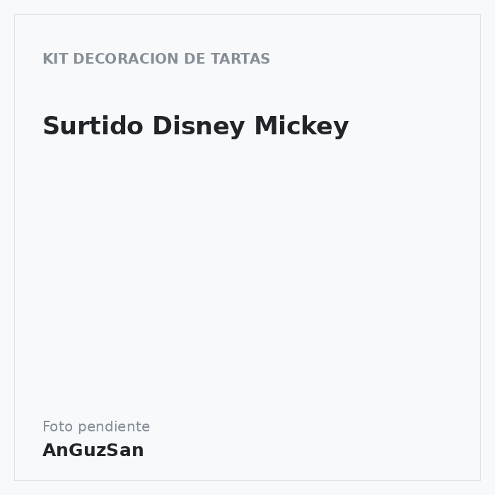 Surtido Disney Mickey
