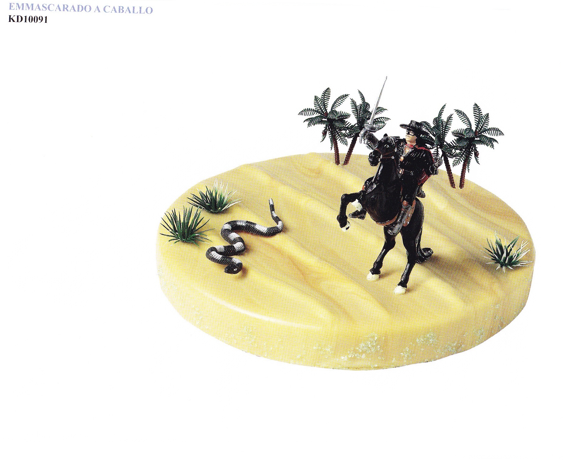 Kit REF 9827 Enmascarado a caballo