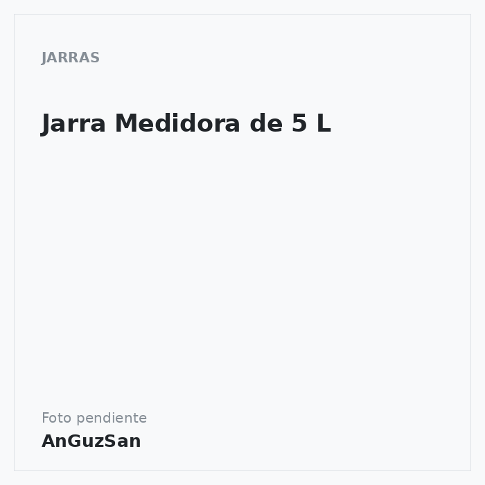 Jarra Medidora de 5 L