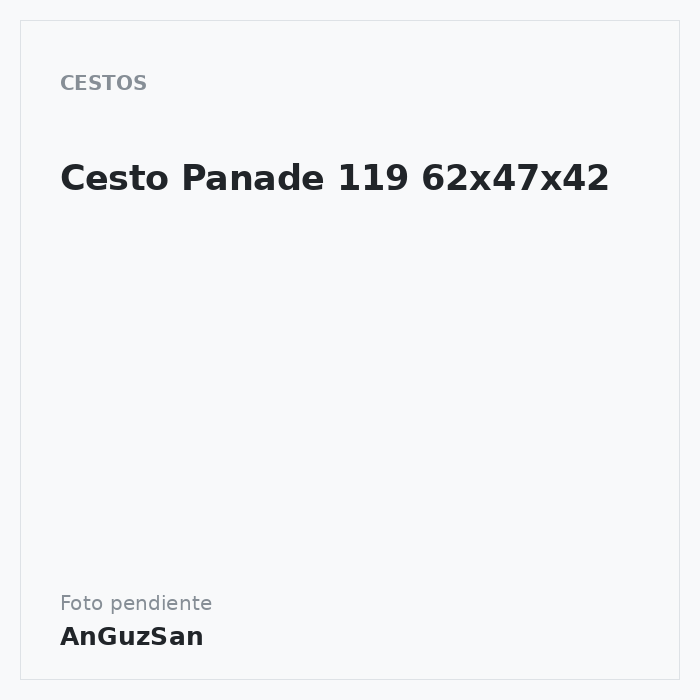 Cesto Panade 119 62x47x42