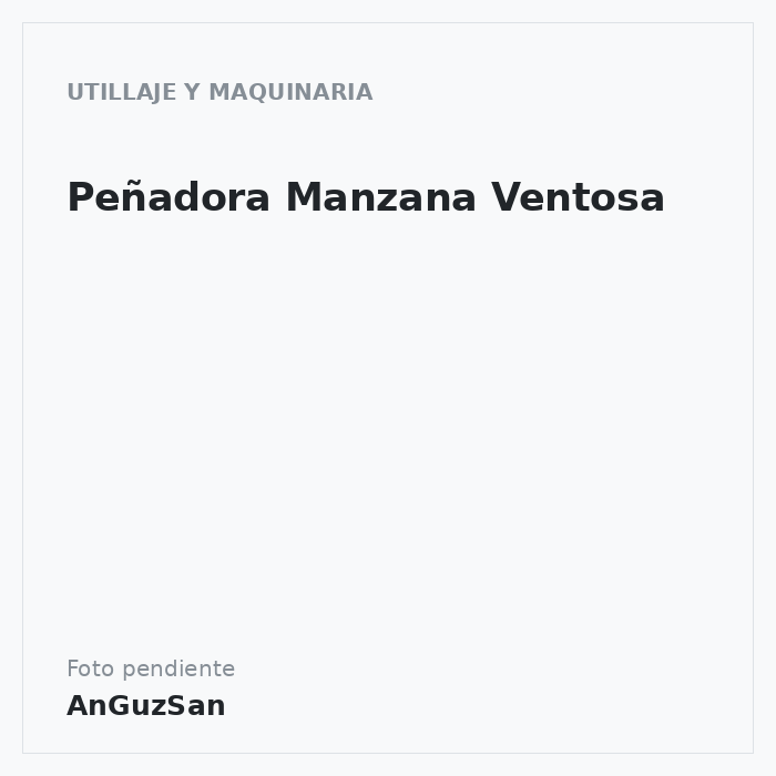 Peñadora Manzana Ventosa