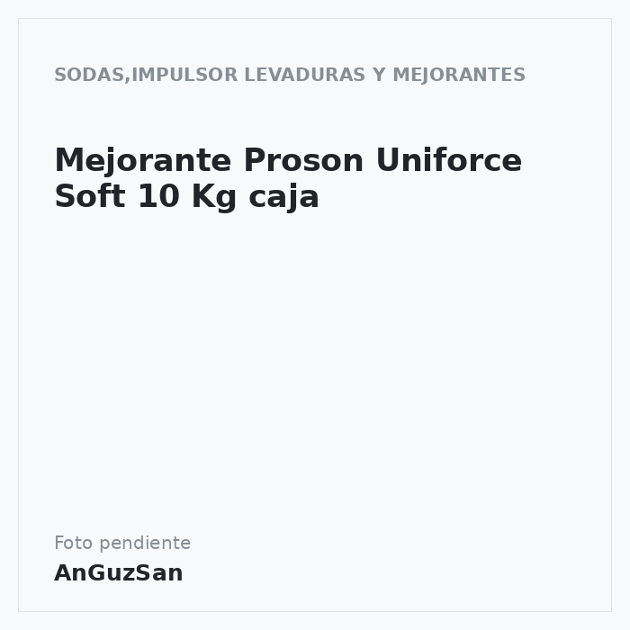 Mejorante Proson Uniforce Soft 10 Kg caja