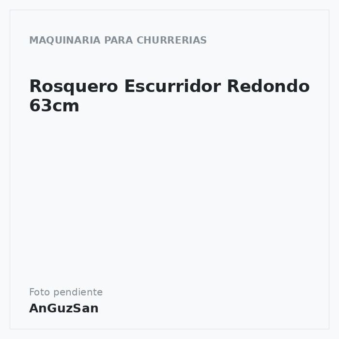 Rosquero Escurridor Redondo 63cm