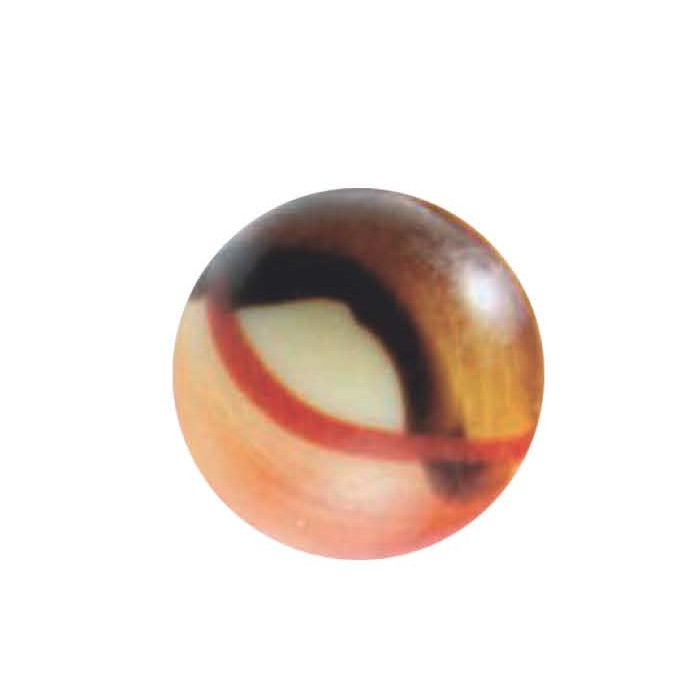 Esfera Estampada Chocolate Blanco Marrón y Rojo