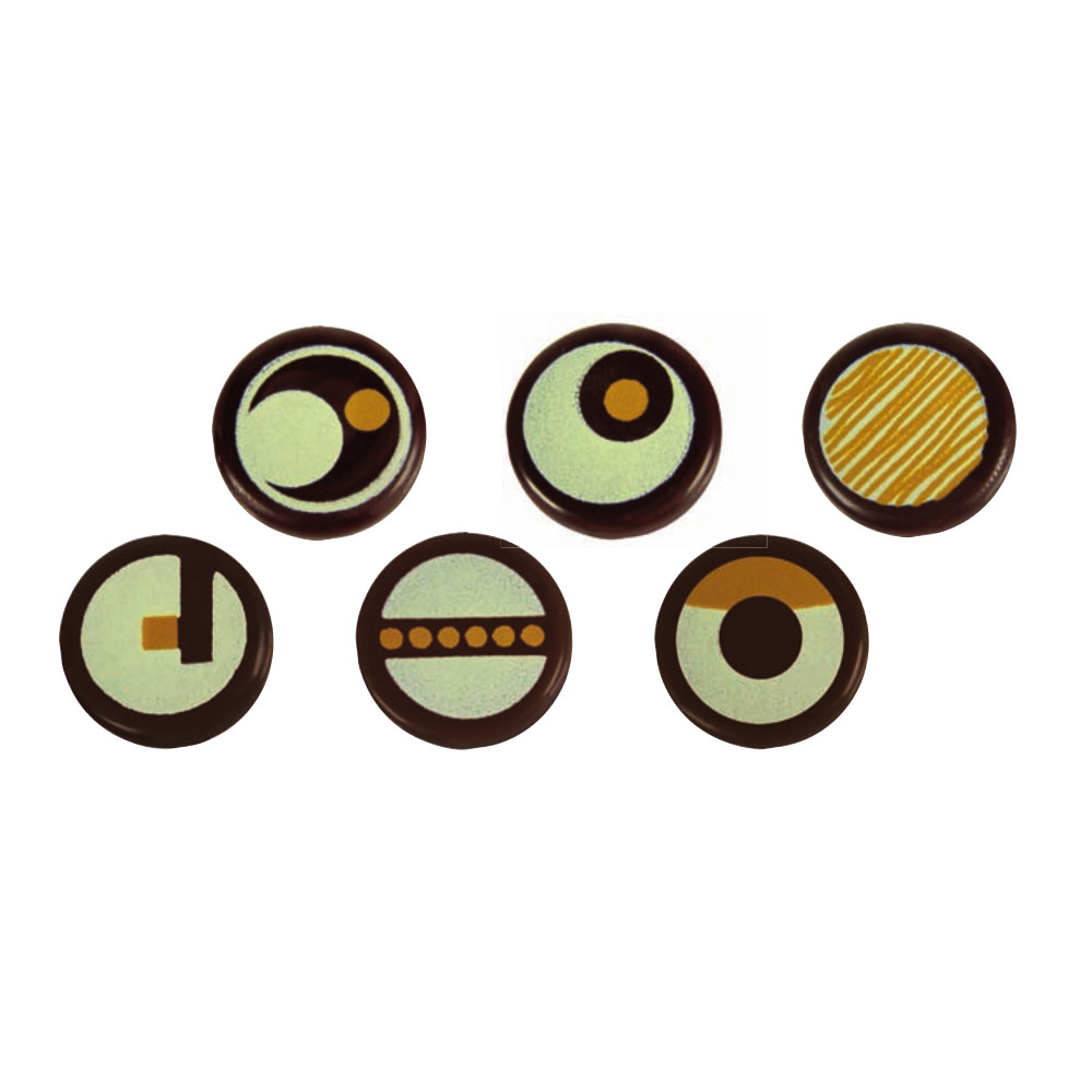 Círculos de Surtidos Chocolate Negro
