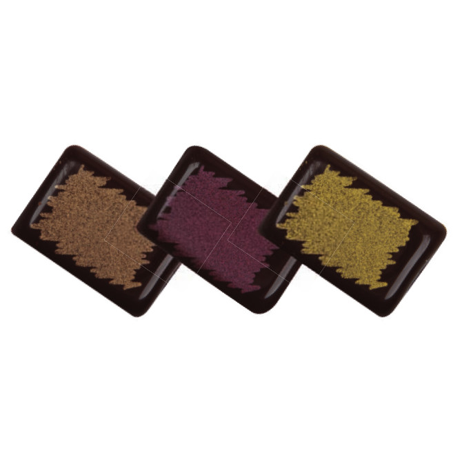 Placa Metalizada Chocolate Negro