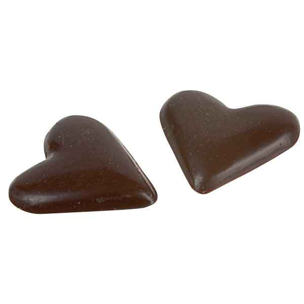 Corazones Pequeños Chocolate Negro