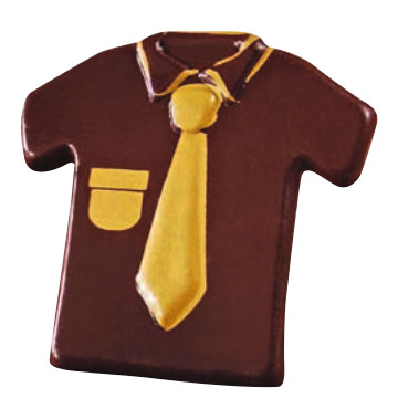 Camisa y Corbata Chocolate Negro