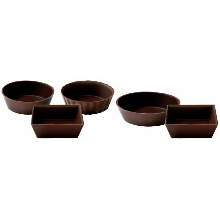 Mini Vasitos Chocolate Negro
