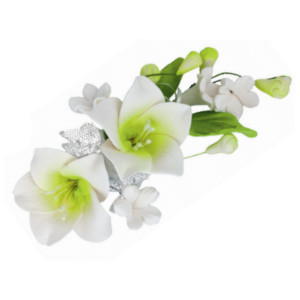 Bouquet Azúcar Flor Blanca 4