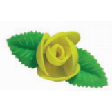 Rosa 2 Hojas Amarillo
