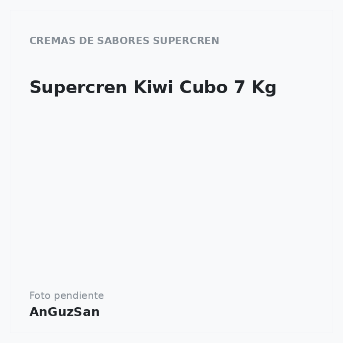 Supercren Kiwi Cubo 7 Kg