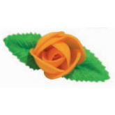 Rosa 2 Hojas Salmón