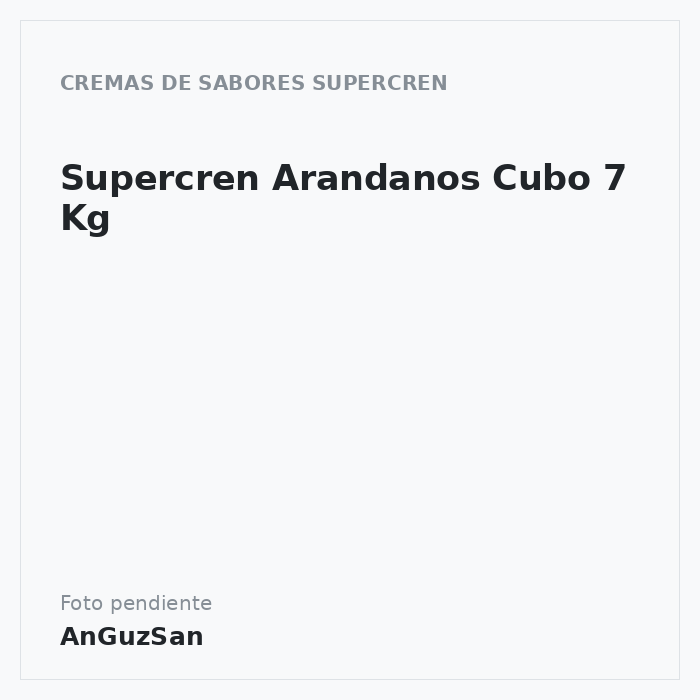 Supercren Arandanos Cubo 7 Kg