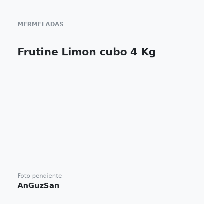 Frutine Limon cubo 4 Kg