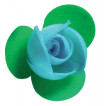 Nueva Rosa 3 Hojas Azul