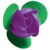 Nueva Rosa 3 Hojas Violeta