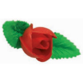 Rosa 2 Hojas Roja