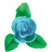 Rosa nº 7 con Hojas Azul