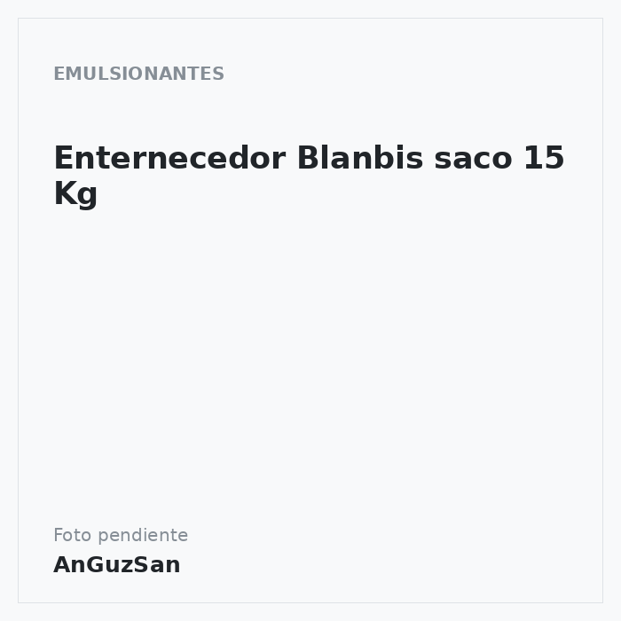 Enternecedor Blanbis saco 15 Kg