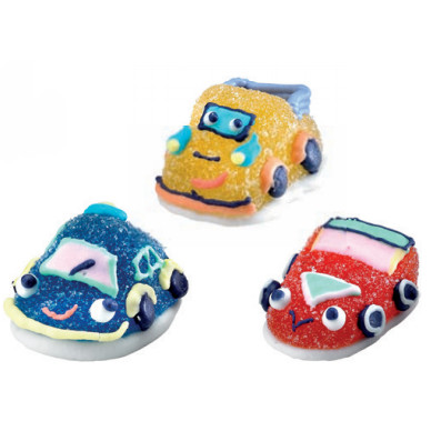 Coches-Azúcar-Gelatina