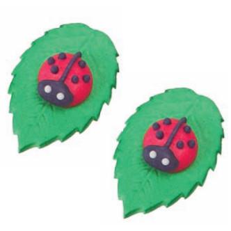 Mariquitas en Hojas de Azúcar