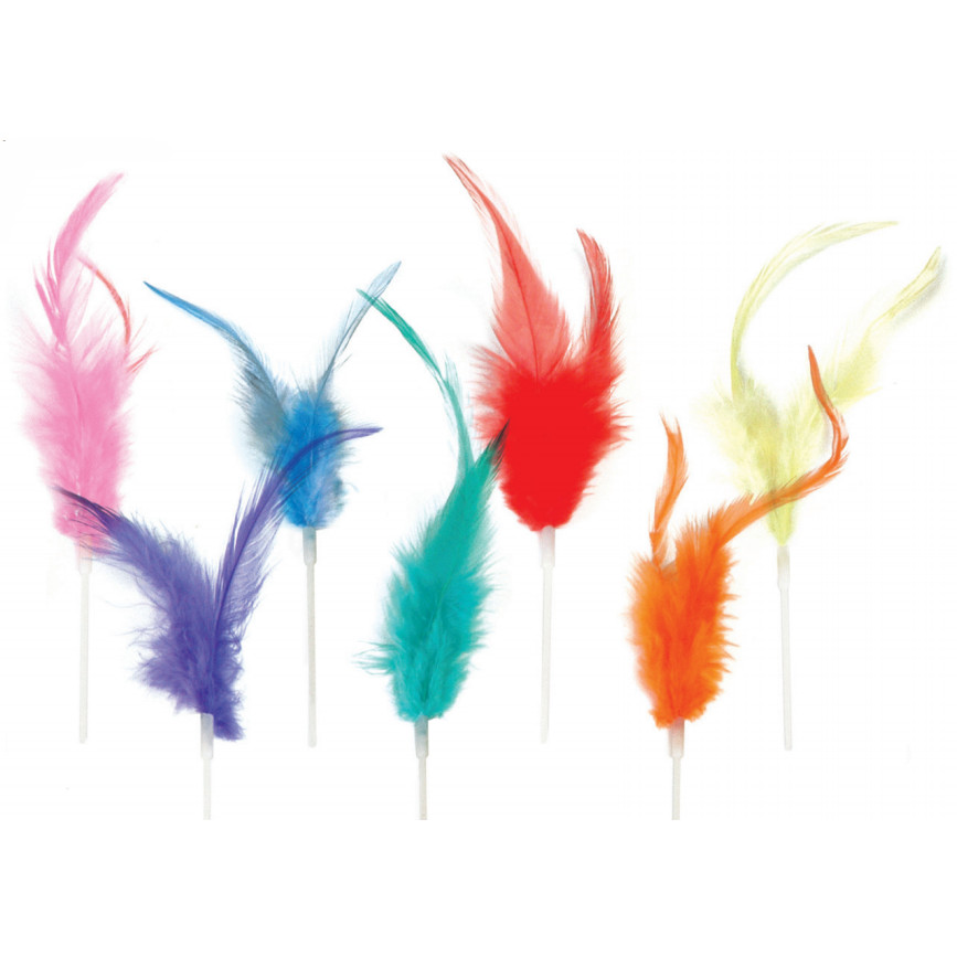 Plumas Unicolor Pequeñas      