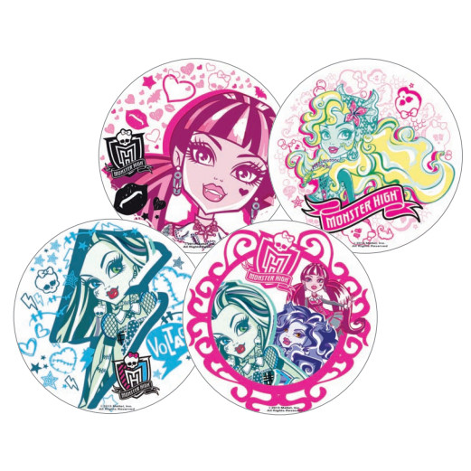 Discos Oblea 22 Cms Monster High