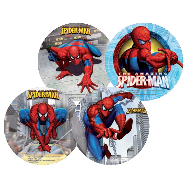 Discos Oblea 22 Cms. Spiderman