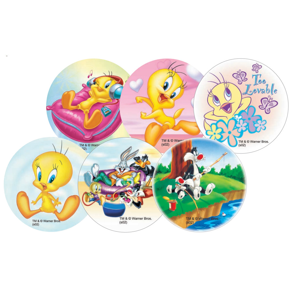 Discos Oblea 22 Cms Looney Tunes