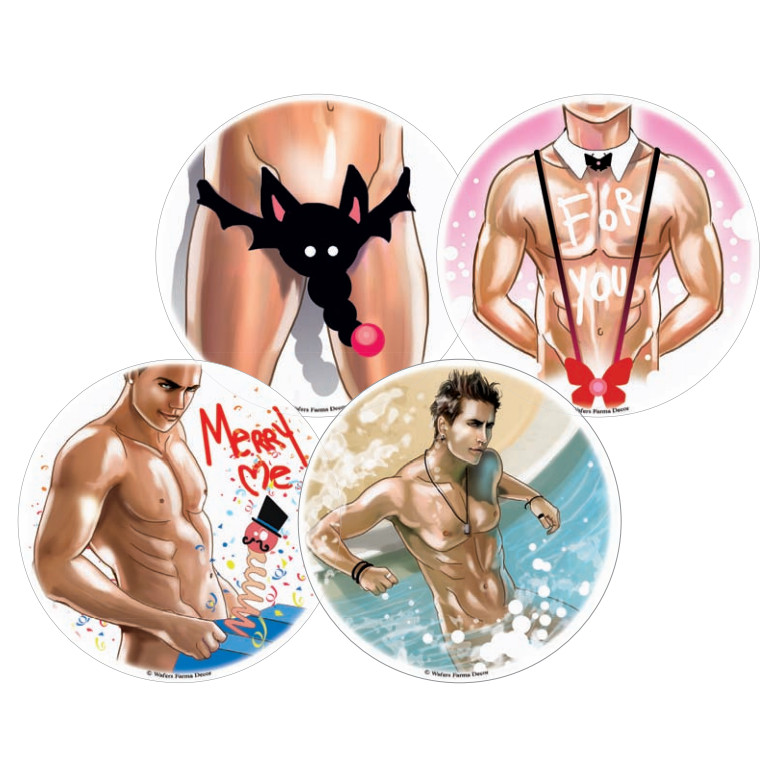 Discos Oblea 22 Cms Eroticos