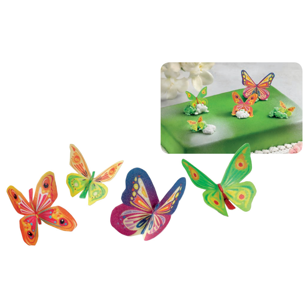 Mariposas Oblea 3d