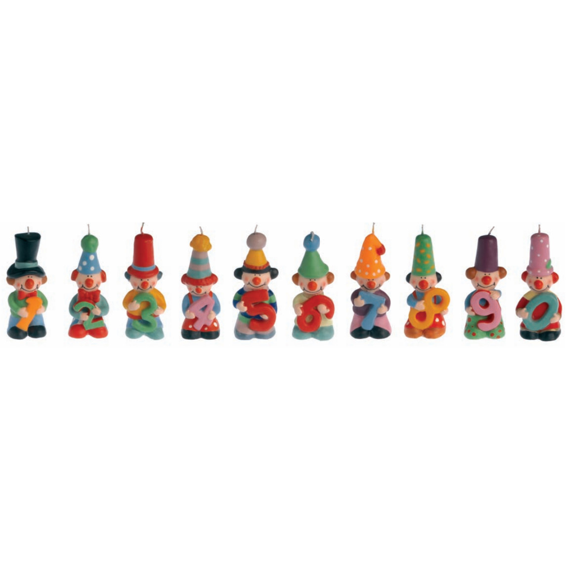 Velas Payaso Numero      