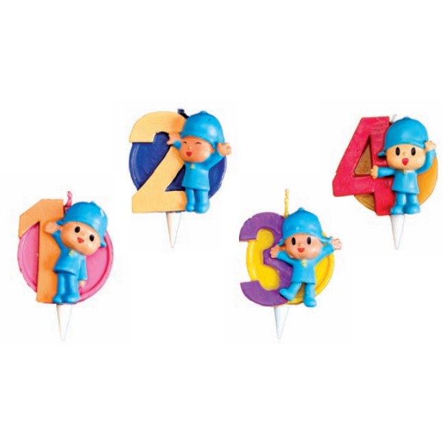 Velas Pocoyo 6 Cm     