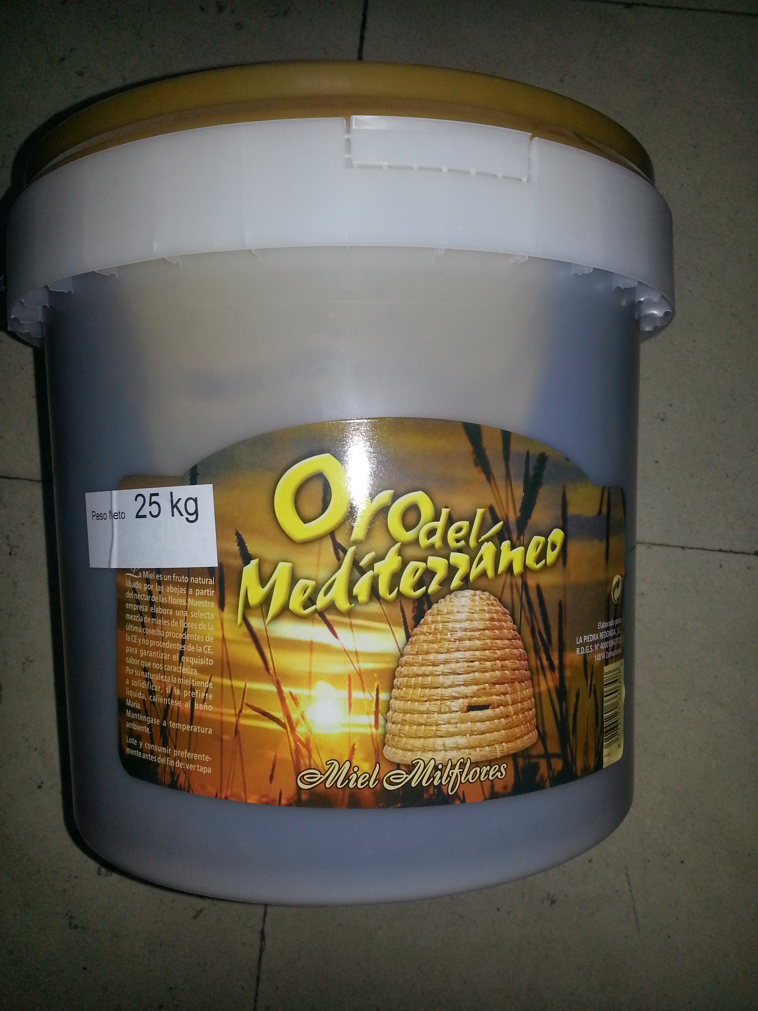 Azucar Miel Cubo 25 Kg
