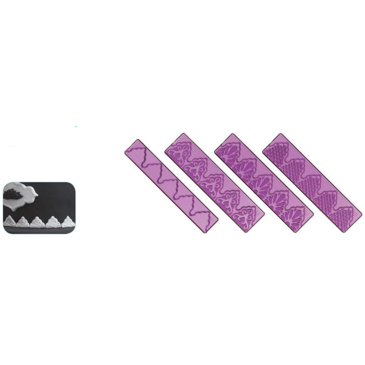 Set 4 Cortantes Para Cenefas    