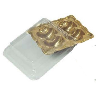 Caja 4 Macarons Oro