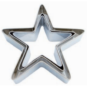 Set 3 Cortantes Estrellas