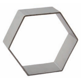 Molde Aluminio Hexágono