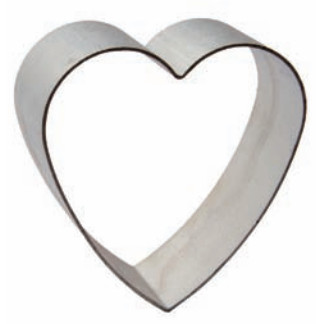 Molde Aluminio Corazón