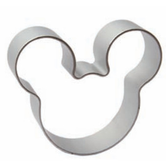 Molde Aluminio Cabeza Ratón