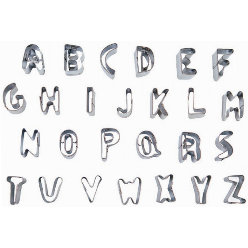 Set Moldes Abecedario 26 Letras