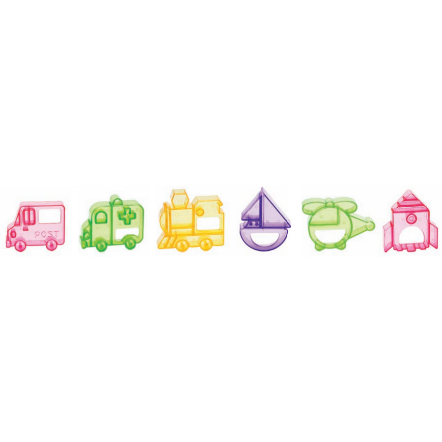 Set Moldes 6 Medios Transporte