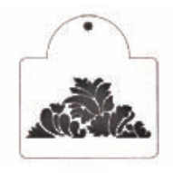 Stencil Plástico 95x45 Mm