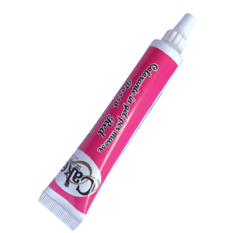 Tubo Colorante En Gel Rojo 20 G.