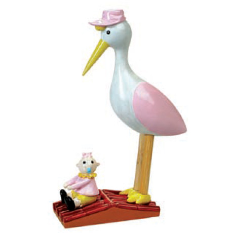 Cigüeña Tejado Rosa 
