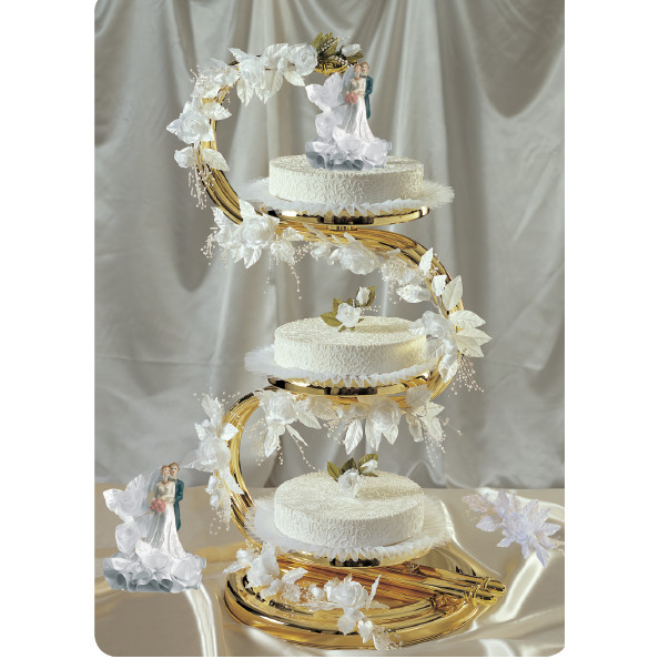 Soporte Plateado 3 Pisos 