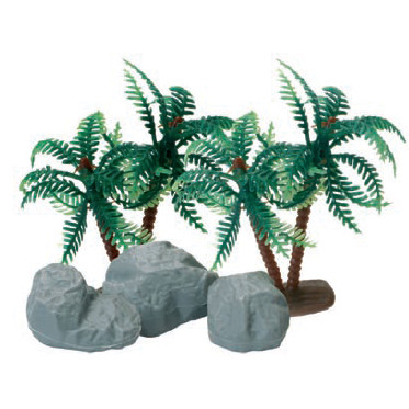 Set Palmera+Piedras       